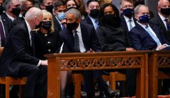 Biden, Obama, and Bush among those paying respects at Colin Powell funeral