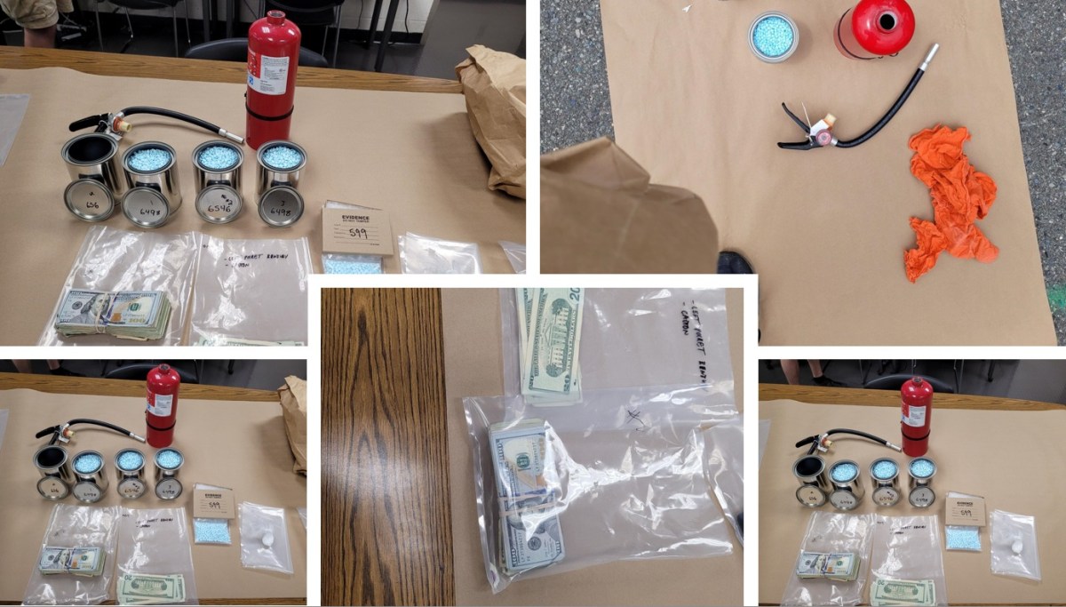 Virginia police find over 20,000 fentanyl-laced pills stashed in fire extinguisher