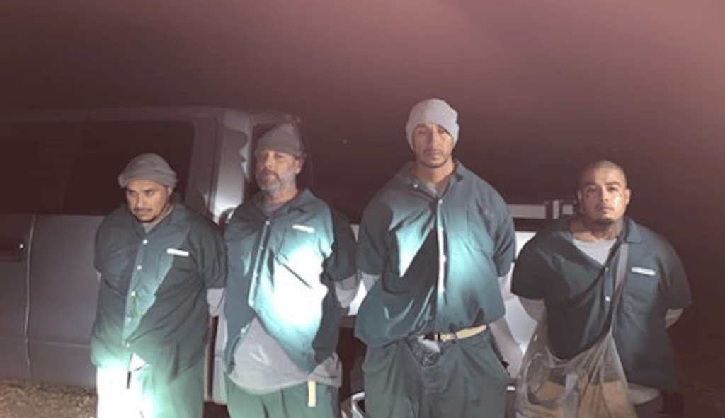 Federal inmates caught escaping prison and returning with whiskey