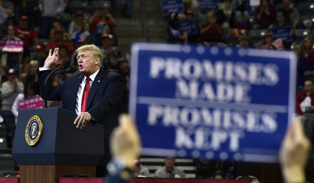 Although Trump touts a possible “red wave” on the trail, ever since the White House announced his campaign travel schedule in August it has concentrated heavily on Republican-friendly areas.