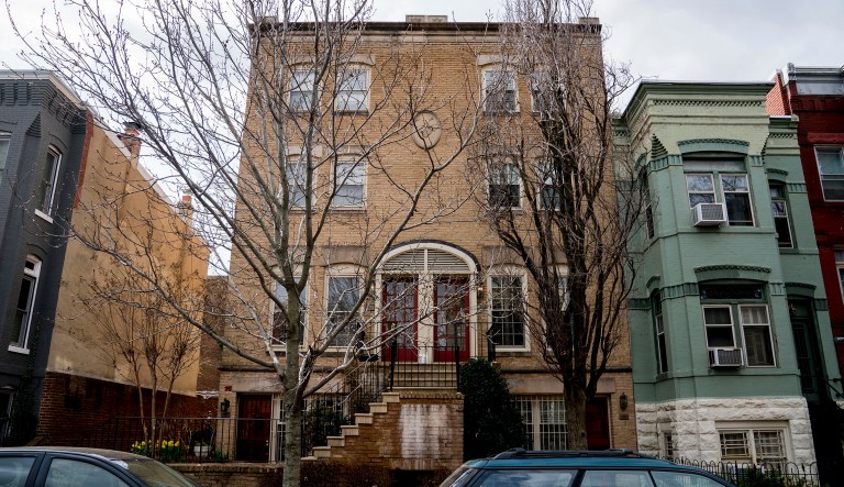 The Capitol Hill condo building where Environmental Protection Agency Administrator Scott Pruitt has stayed in Washington, Friday, March 30, 2018.