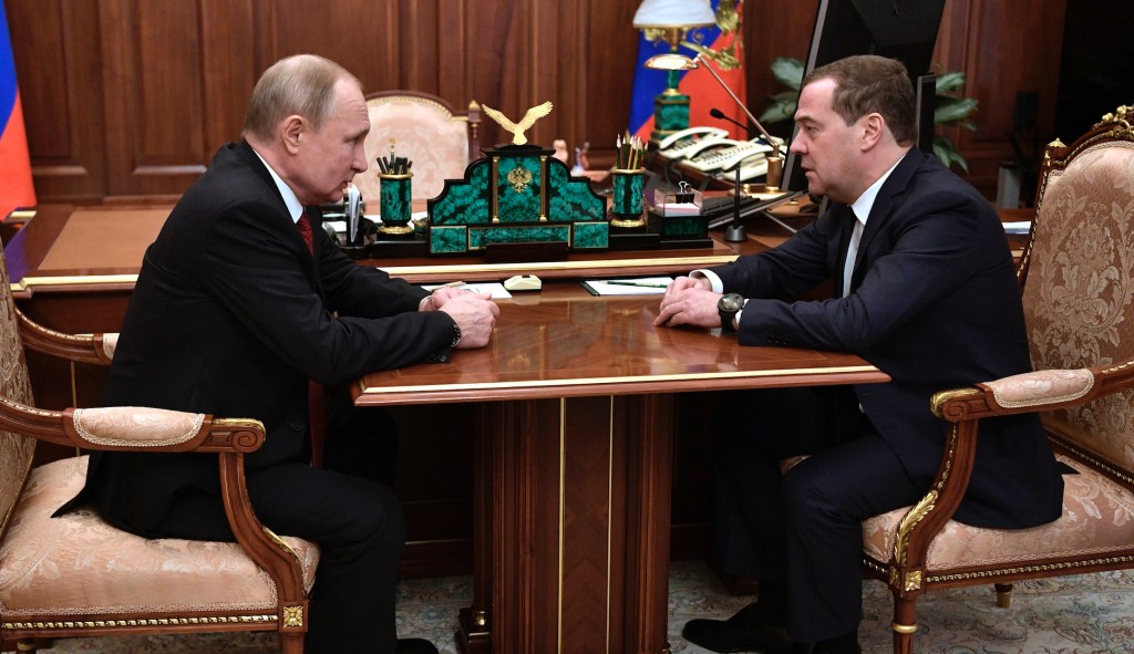 Russian Prime Minister Dmitry Medvedev and entire Cabinet resign suddenly