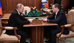 Russian Prime Minister Dmitry Medvedev and entire Cabinet resign suddenly
