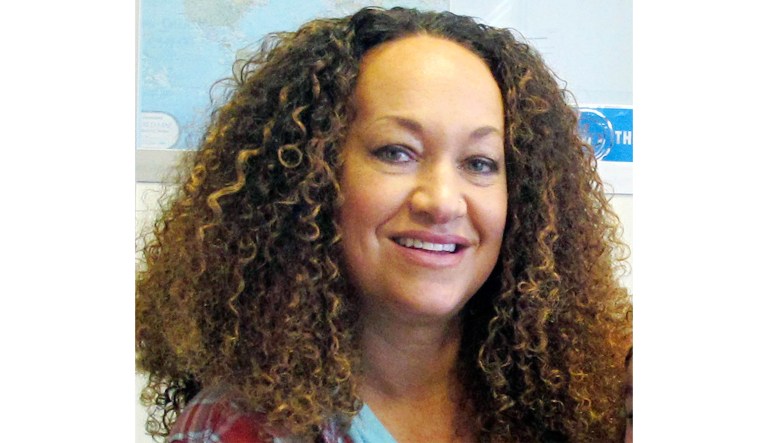 In this March 20, 2017 photo, Nkechi Diallo, then known as Rachel Dolezal, poses for a photo in Spokane, Wash.