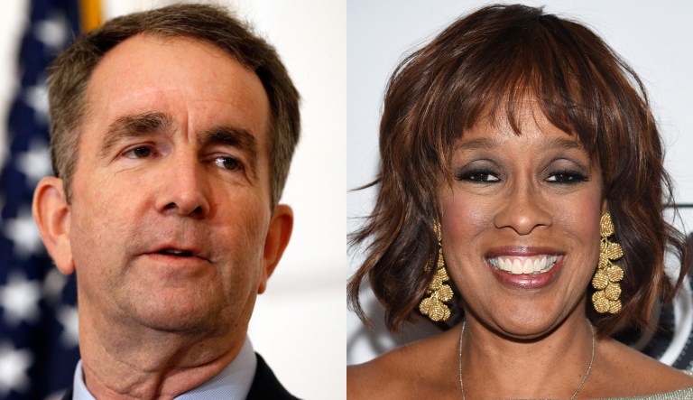 Ralph Northam and Gayle King