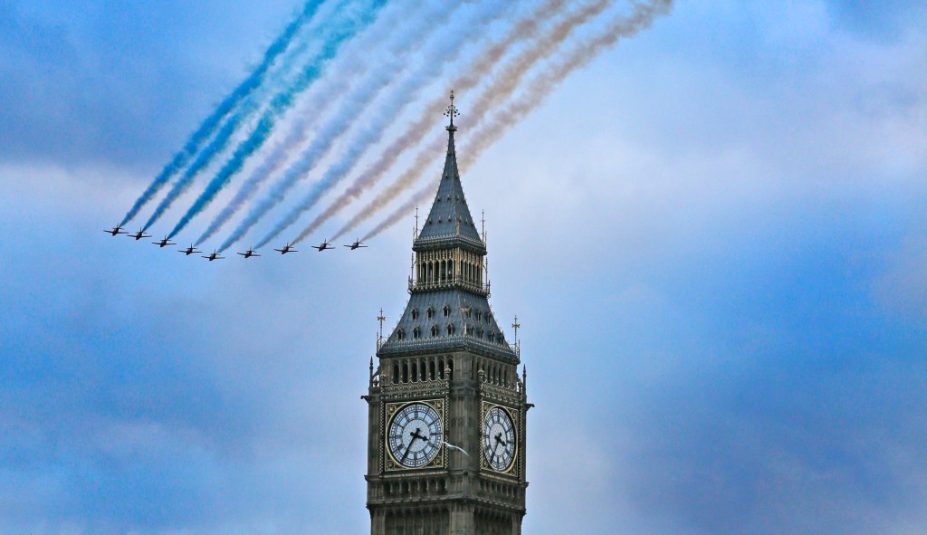 The British (air force display team) are coming!