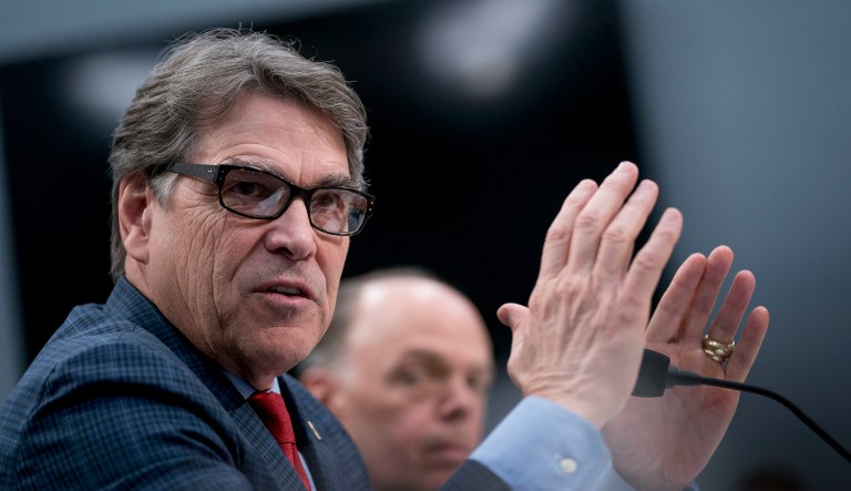 Energy Secretary Rick Perry voices doubt on utility’s plea to save coal and nuclear