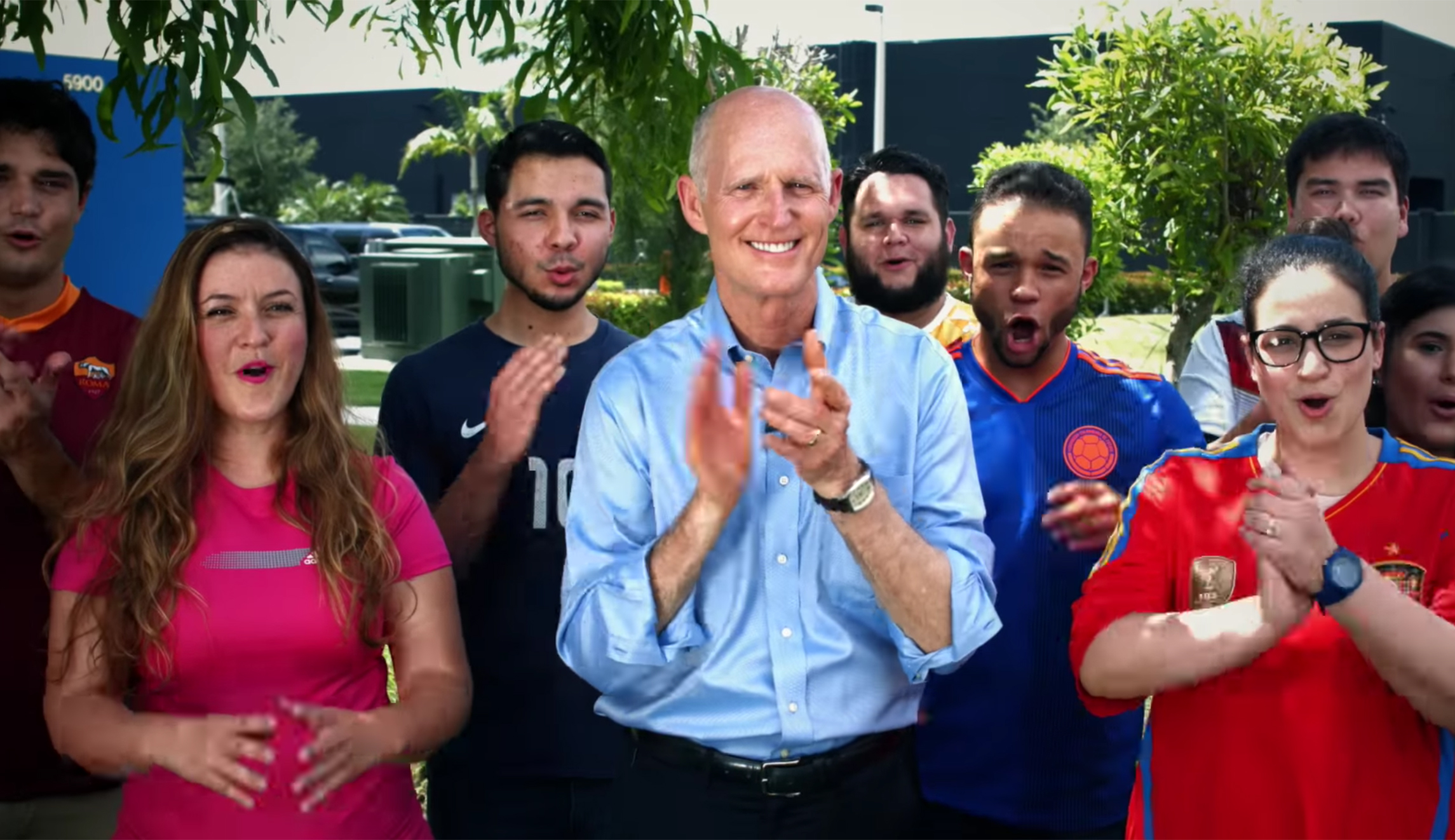 Rick Scott cuts the first World Cup-themed political ad of 2018