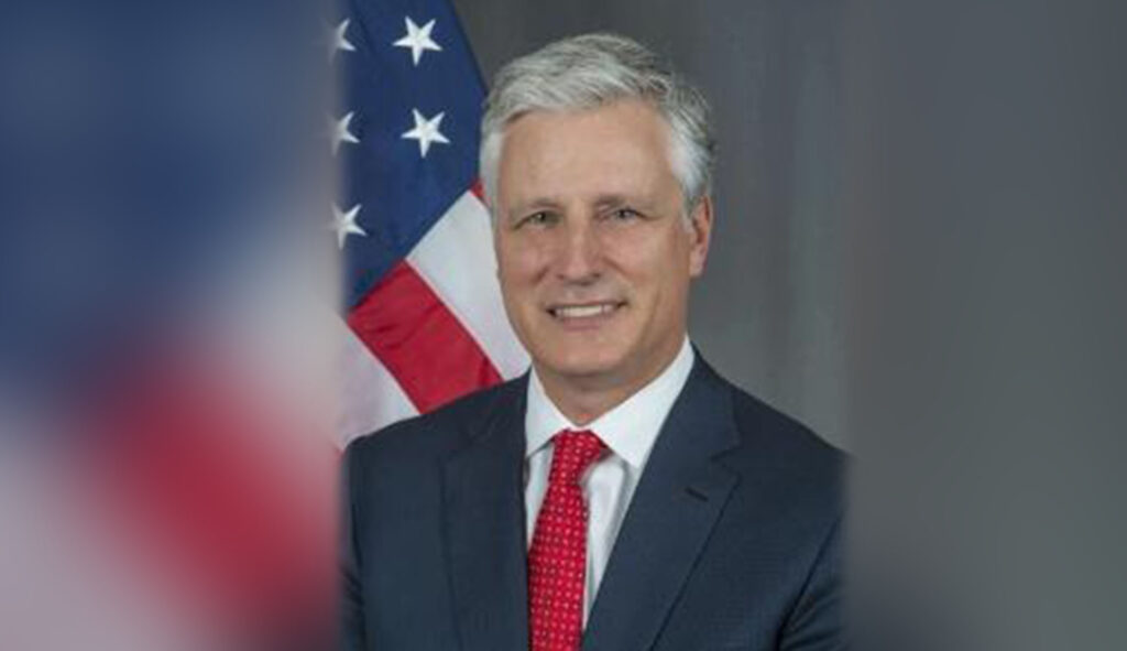 Robert O'Brien, Trump's nominee for national security adviser, is seen.