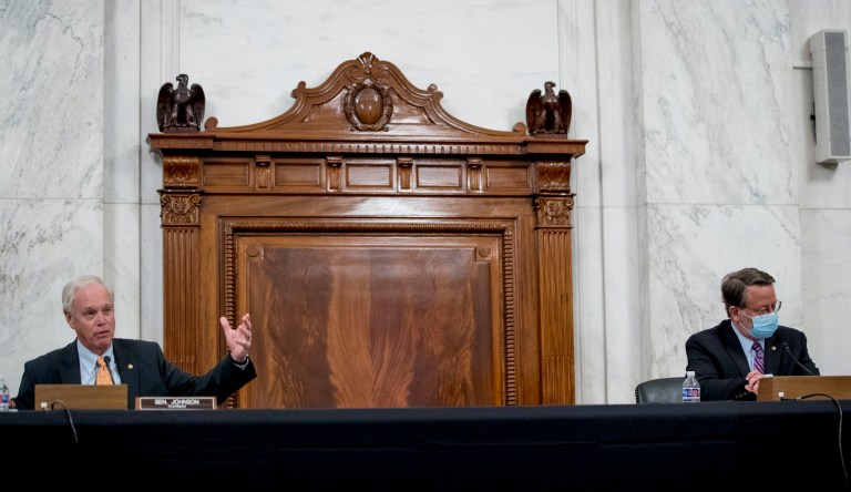 Ron Johnson and Gary Peters spar in Senate hearing: ‘You lied repeatedly in the press’