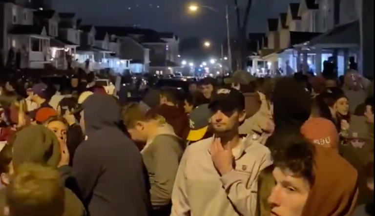 ‘Tear gas can’t stop us’: Police break up coronavirus riot after university canceled classes