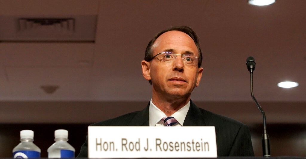 Rod Rosenstein says he would not have signed Carter Page FISA warrant with knowledge he has now