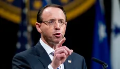 Rod Rosenstein says DOJ inspector general ‘100% vindicated’ memo used to fire James Comey
