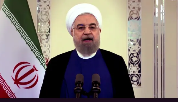 Hassan Rouhani compares 'kneeling' on George Floyd's neck to US treatment of Iran in UN speech