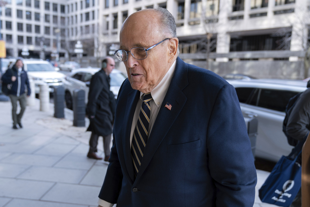 Rudy Giuliani blasted again for conduct outside court