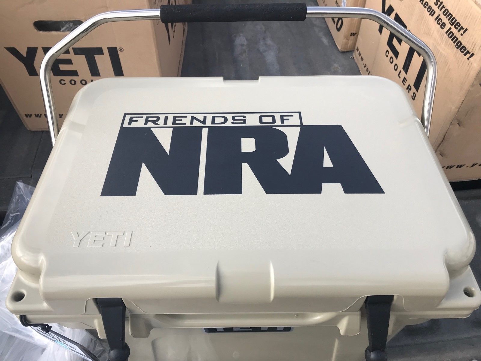 Fierce backlash against pricey YETI coolers over NRA abandonment