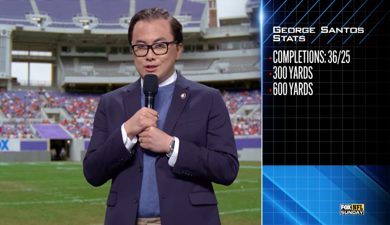 SEE IT: SNL takes on George Santos’s string of lies