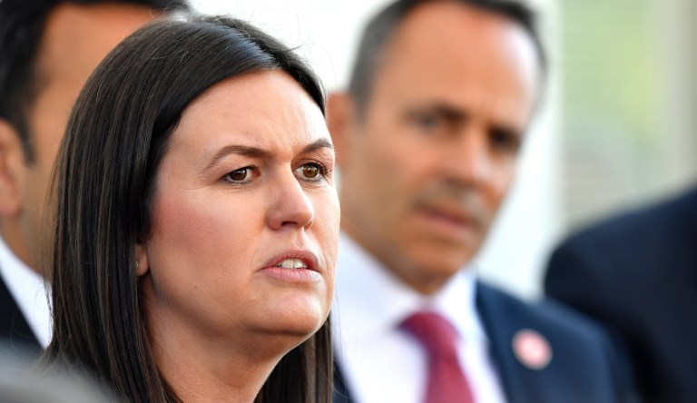 Sarah Sanders: ‘Grandstanding’ narcissists such as Jim Acosta give the press a bad name