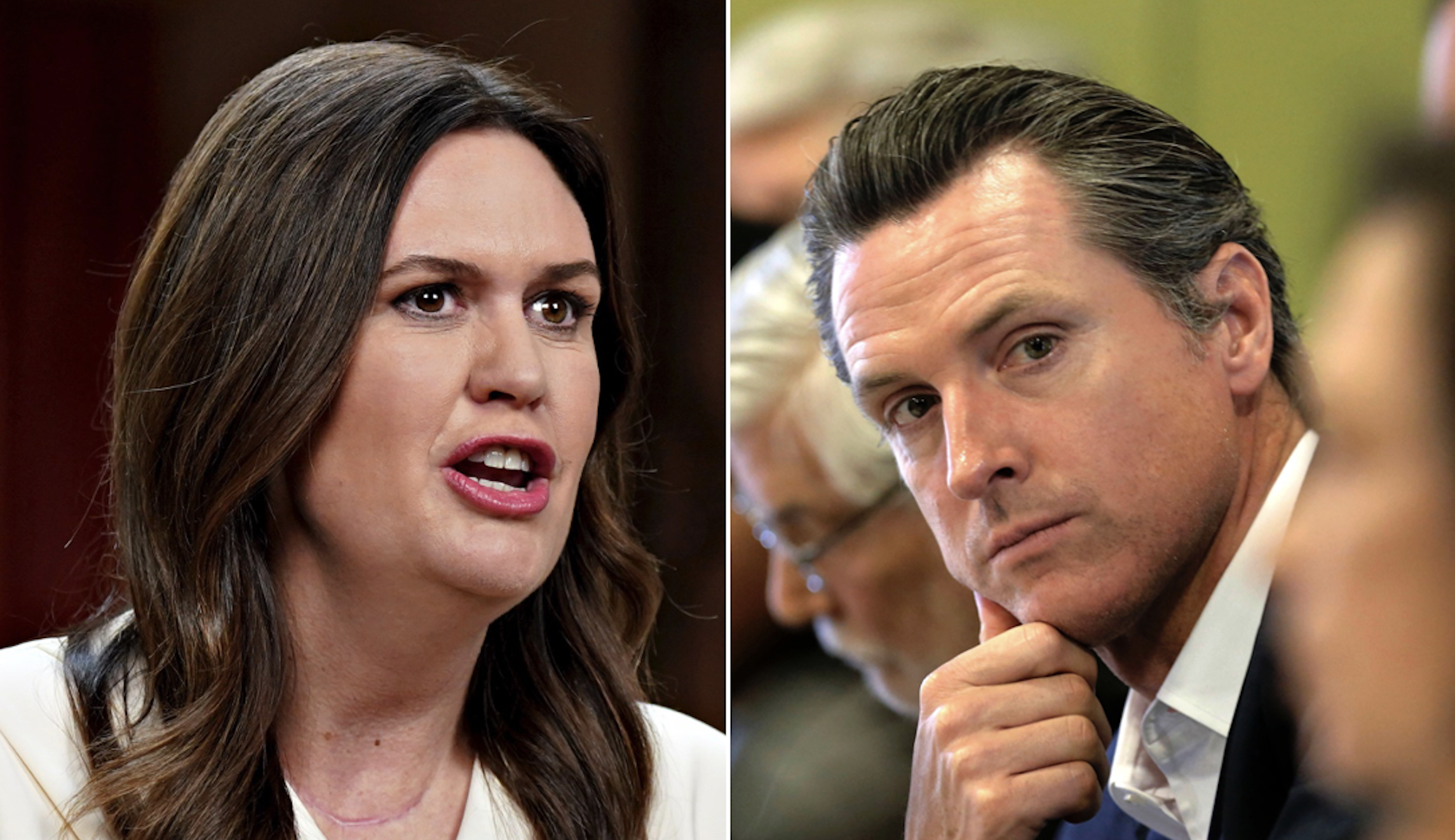 WATCH: Sarah Sanders says Newsom attack ‘validates’ she’s ‘doing something right’