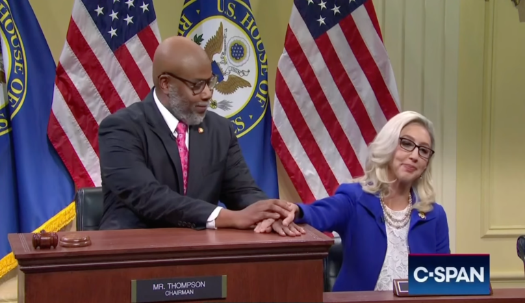 SNL’s Jan. 6 committee cold open takes on Pelosi call and Trump subpoena