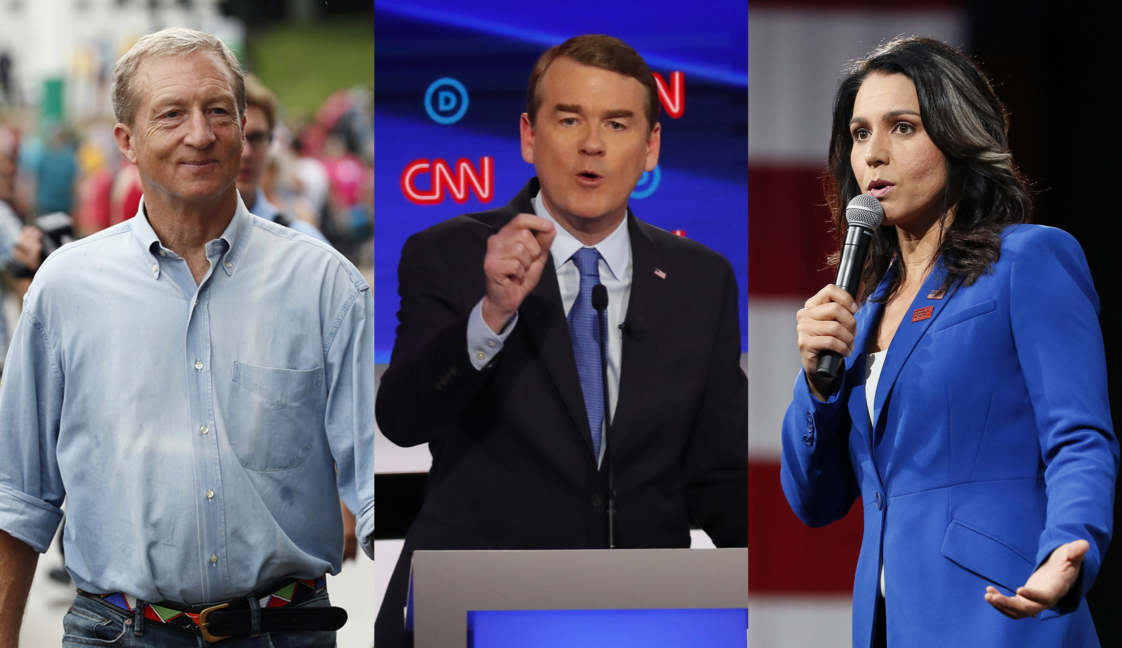2020 Democrats excluded from debate try to spin snub positively