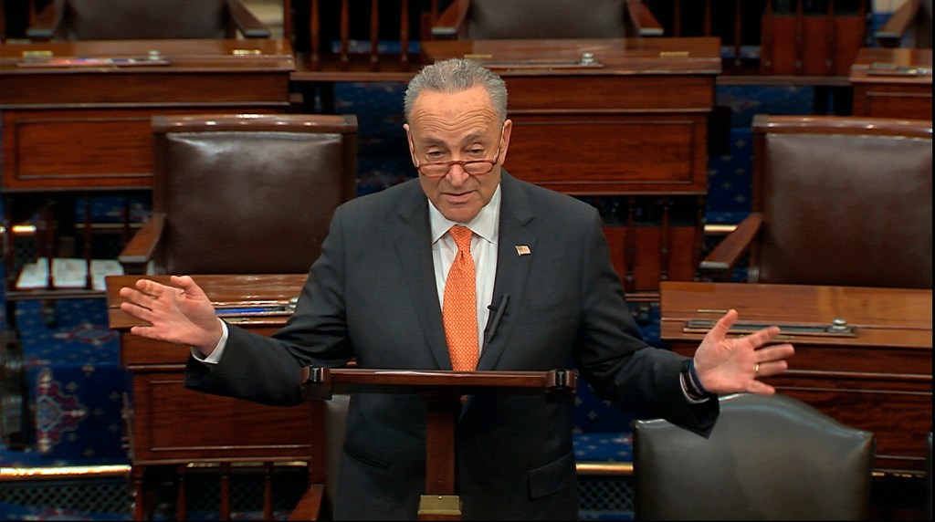 Schumer predicts economic relief deal ‘within the next few hours’