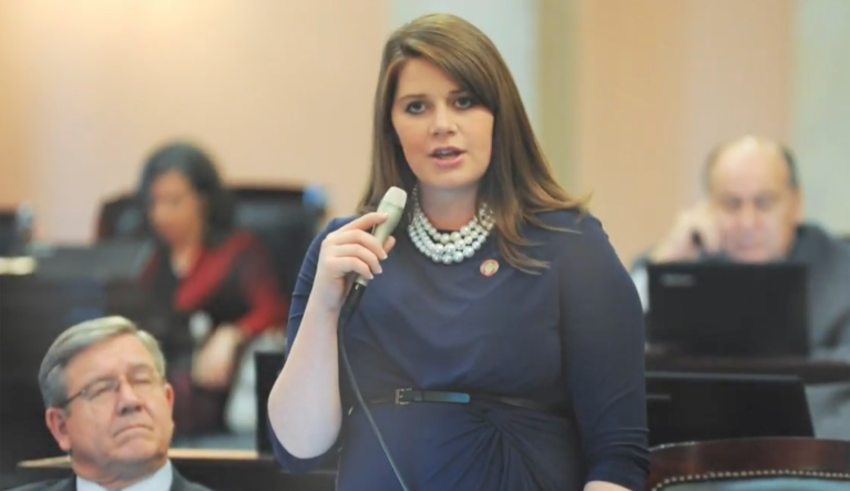 Christina Hagan is running against a former NFL player for Congress. She’s also pregnant (with twins)
