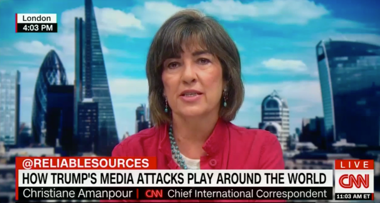 Mainstream Media Scream: CNN’s Amanpour cheers ‘necessary activism’ against Trump