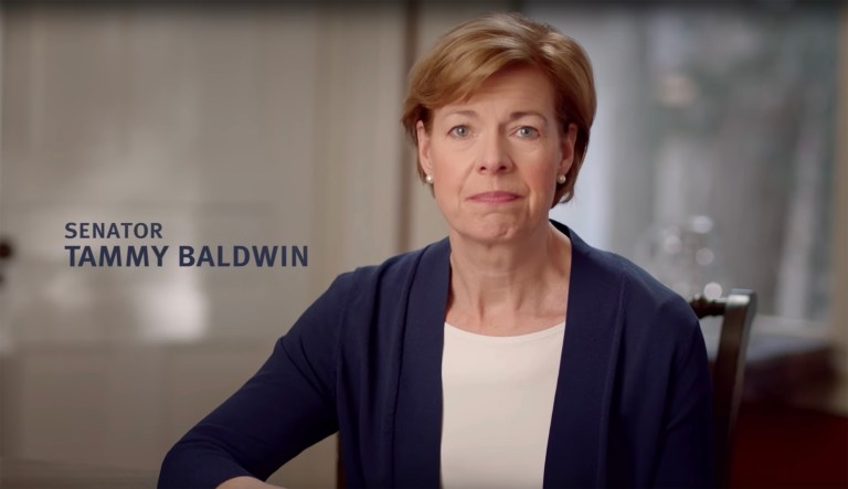 Credit where due: Democratic Sen. Tammy Baldwin has powerful new ad on opioid addiction