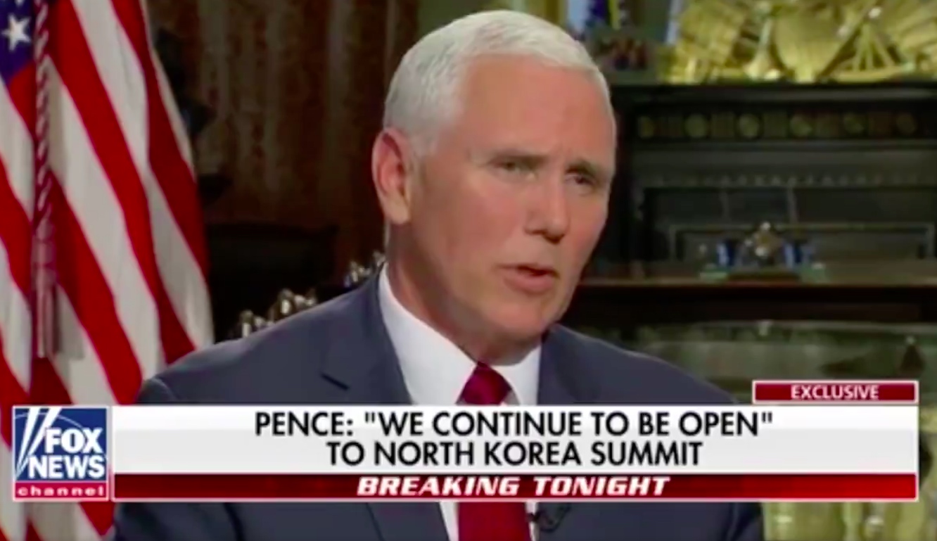 Mike Pence: It would be a ‘great mistake’ if Kim Jong Un believed he could ‘play’ Trump