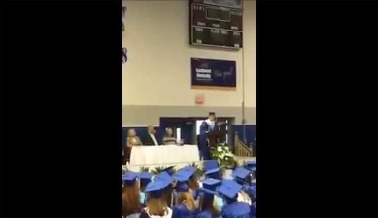 Kentucky high school valedictorian pulls Trump-Obama quote switcheroo