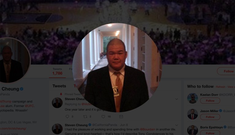 Trump comms aide Steven Cheung leaves White House