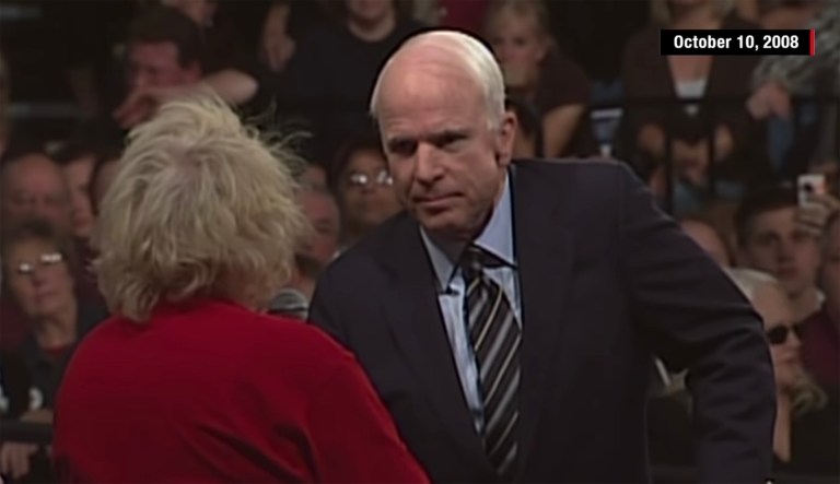 In defense of John McCain’s 2008 defense of Obama