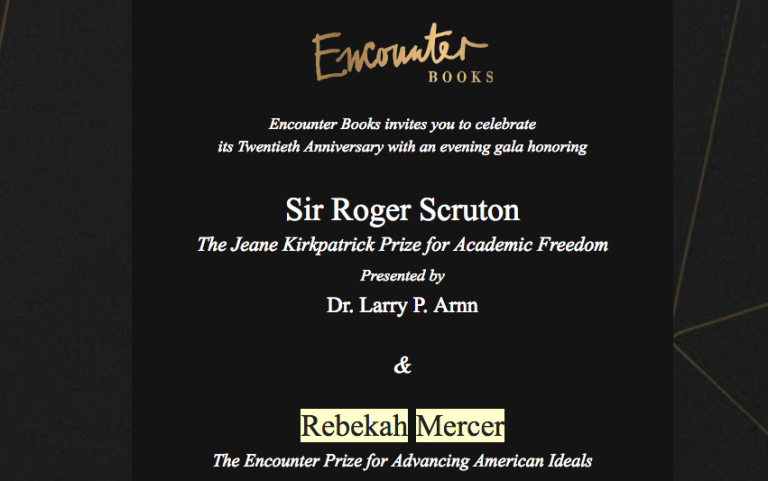 Rebekah Mercer to win free speech award