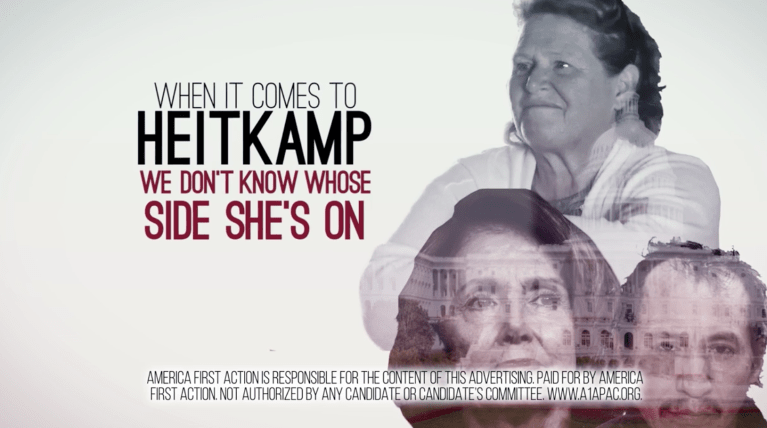 Heitkamp’s embrace of illegal immigrants hit by Trump-aligned group