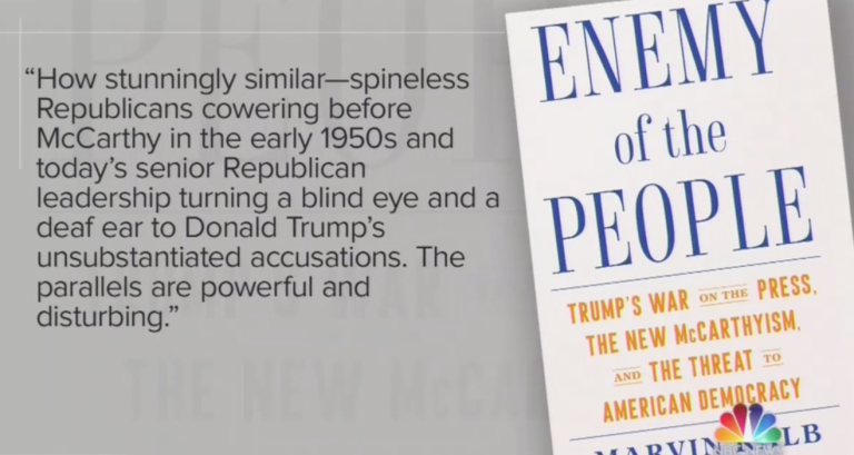 Liberal Media Scream: Chuck Todd hypes book comparing Trump to McCarthy era