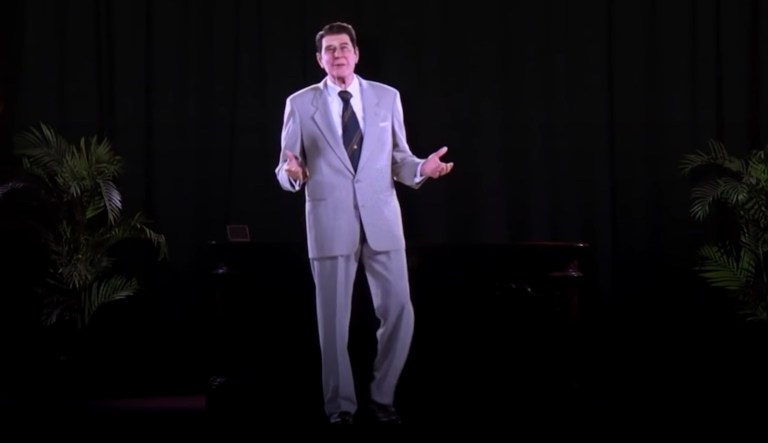 Ronald Reagan holograms unveiled: WATCH