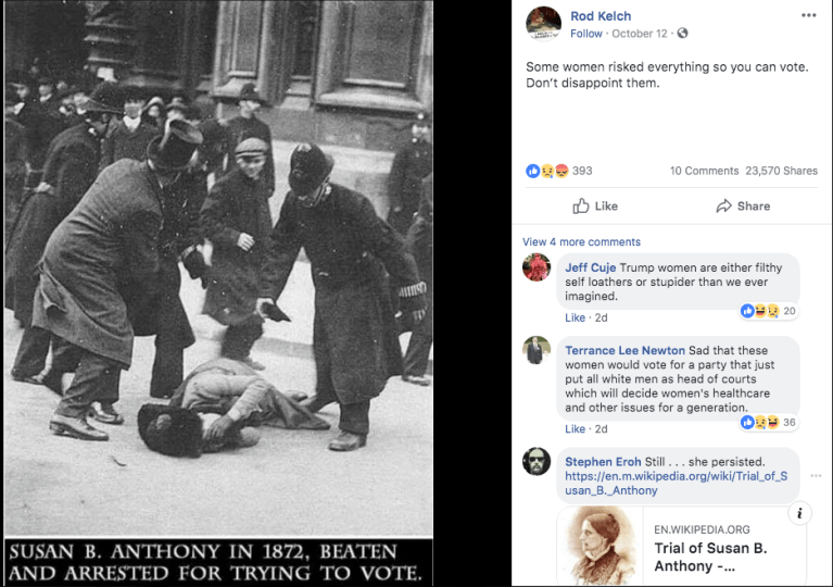 Fact Check: Is This an Image of Susan B. Anthony Being Beaten by Cops?