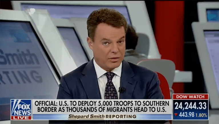 Fox News’ Shepard Smith on caravan of migrants: ‘There is no invasion’