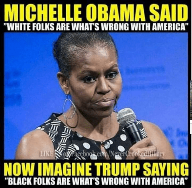 Fact Check: Michelle Obama Did Not Say ‘White Folks Are What’s Wrong With America’