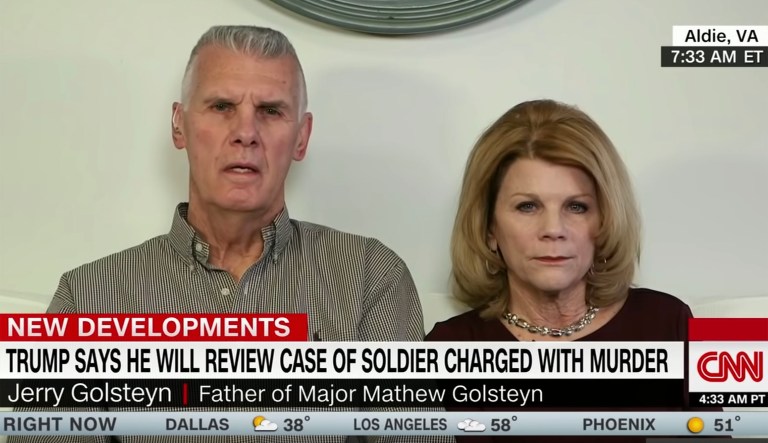 ‘Matt broke no code’: Parents of Green Beret charged with murder welcome Trump’s review