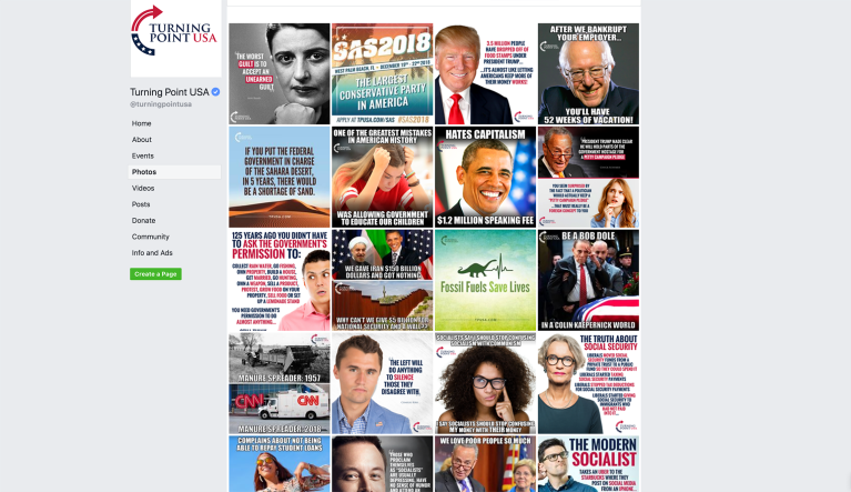 Russia used Turning Point USA memes to wage ‘a propaganda war’