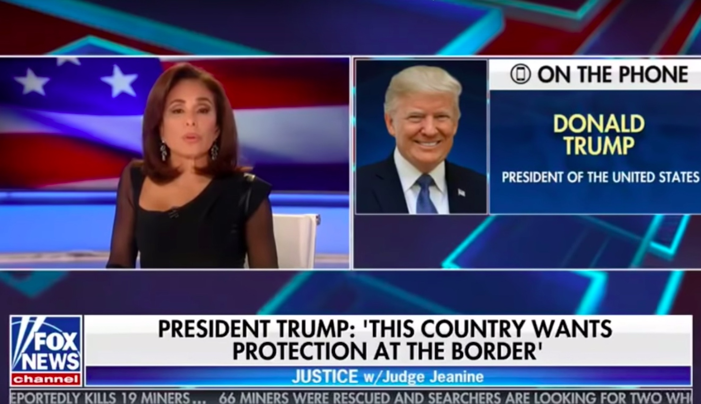 ‘The most insulting thing I’ve ever been asked’: Fox News’ Jeanine Pirro asks Trump if he’s ever worked for Russia