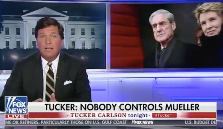 Fox News’ Tucker Carlson tells viewers: Mueller can send armed men after you ‘because he feels like it’