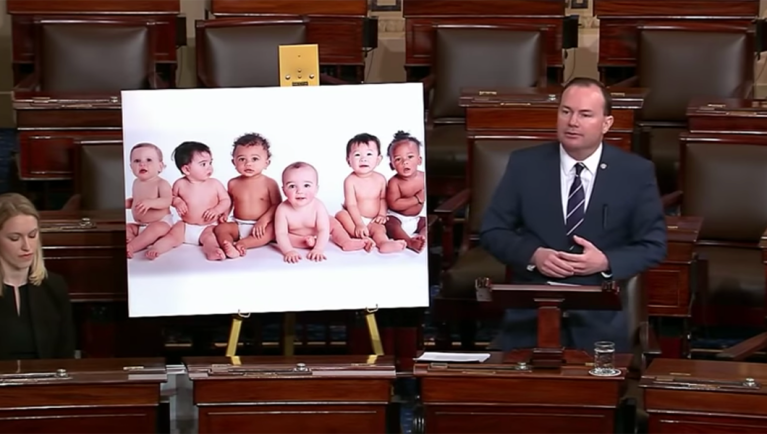 Mike Lee says the solution to climate change is having more babies