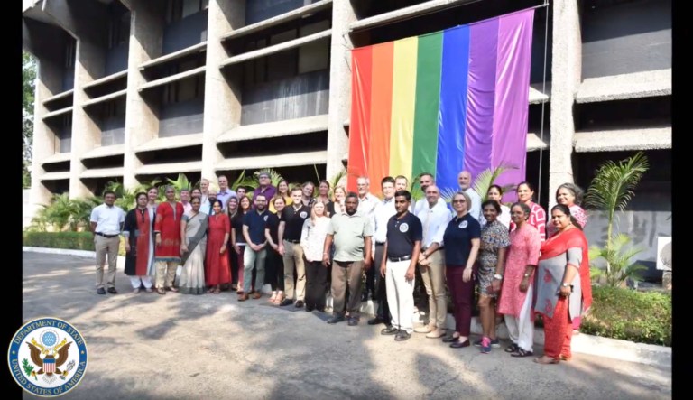 Some US embassies hoisted rainbow flags ahead of June, despite Trump administration’s instruction