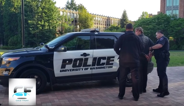 Antifa disruptor arrested in Washington after trying to chain College Republicans inside room