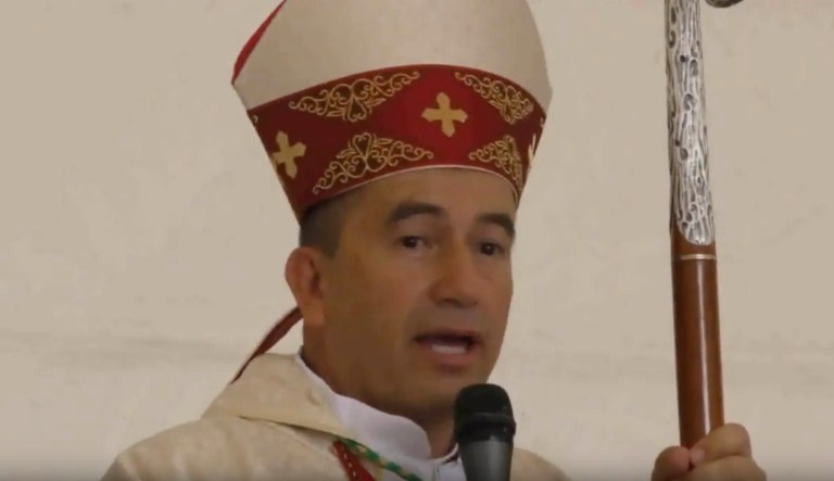South American bishop to exorcise entire city from helicopter
