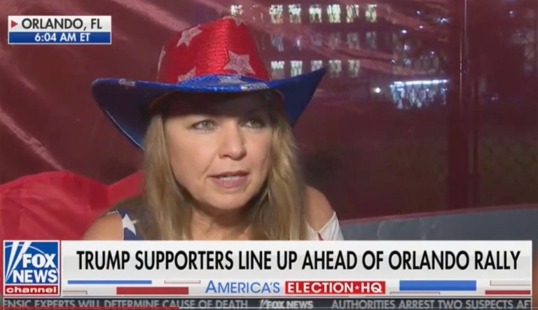 Self-proclaimed ‘former Dems’ camp out for Trump reelection campaign rally