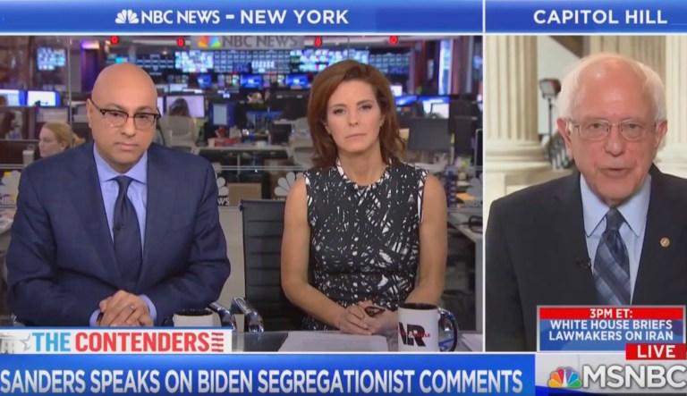 Bernie Sanders snaps at MSNBC’s Stephanie Ruhle: ‘Ma’am!’